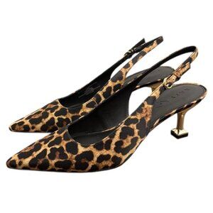 Katy Perry Oceanview Sling Back Leopard Print Sz 7.5 NIB